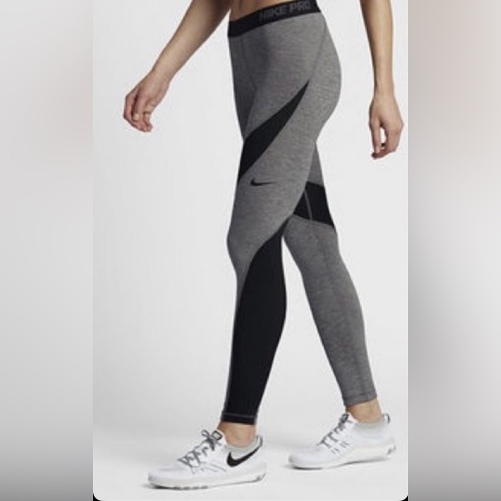 Nike Gray and Black Dri-Fit Nike Pro